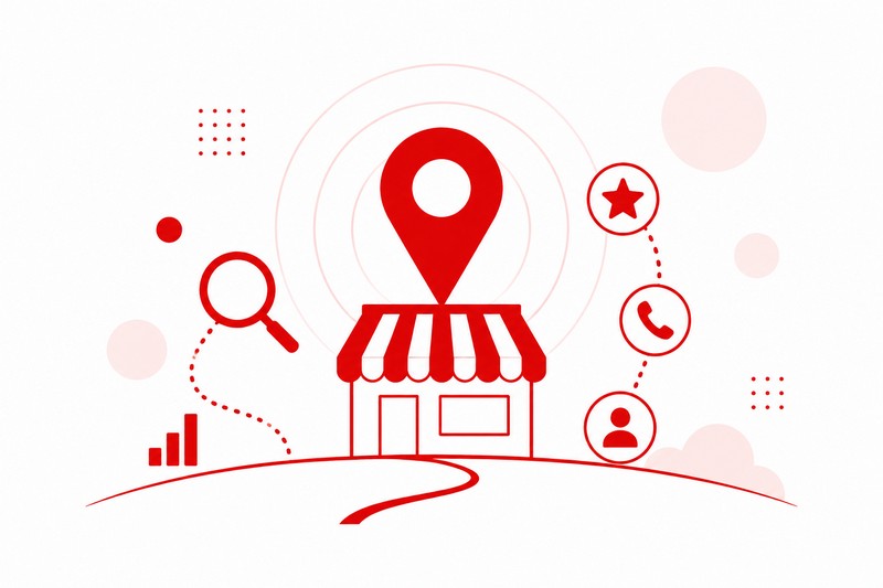 A business found across the world through search, maps, reviews, and a message away